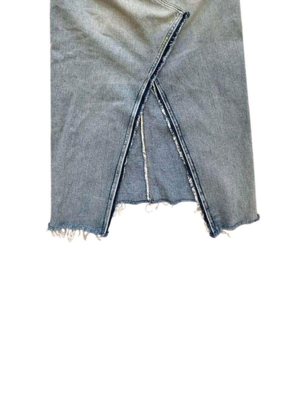 Polo Ralph Lauren Phinley Denim Pencil Jean Skirt Size 25 Retro Festival Boho - Picture 2 of 13